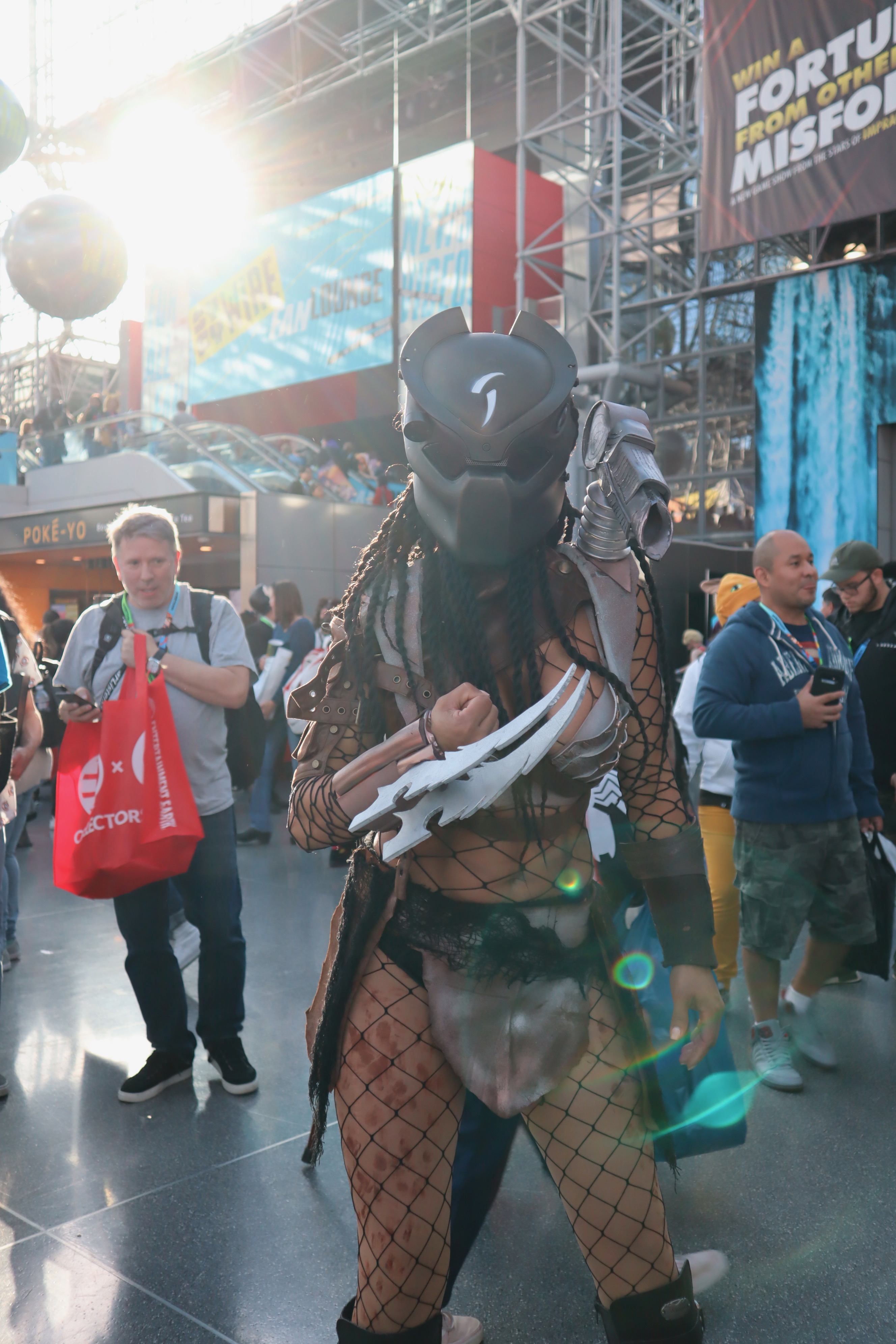 Predator costume photographed at a fan convention